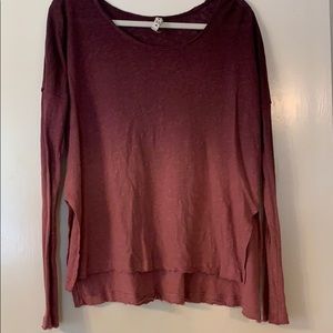Free People ombré top!